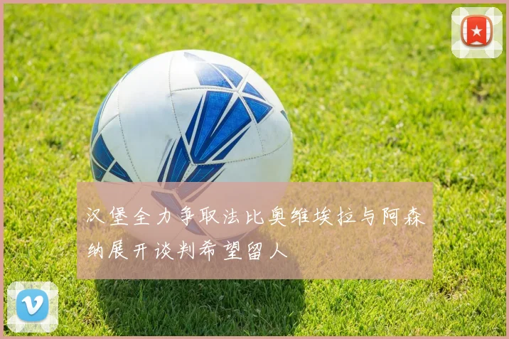 汉堡全力争取法比奥维埃拉与阿森纳展开谈判希望留人